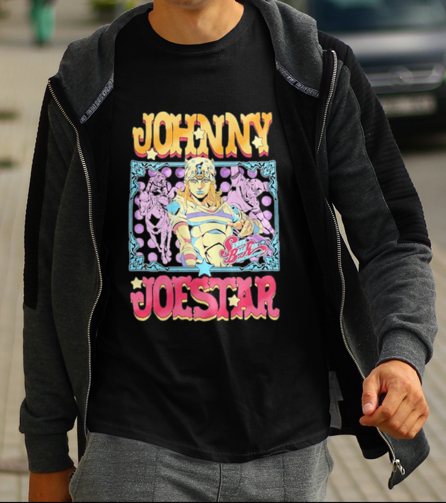 Johnny Joestar Steel Ball Run JoJo's Bizarre Adventure SBR Anime T-Shirt