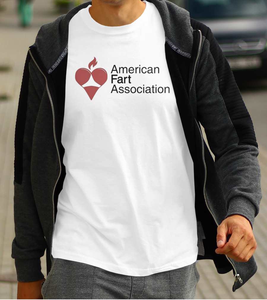 American Fart Association Heart Flame T-Shirt