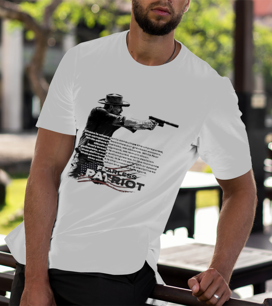 Jordan Salinas Fearless Patriot Hero T-Shirt