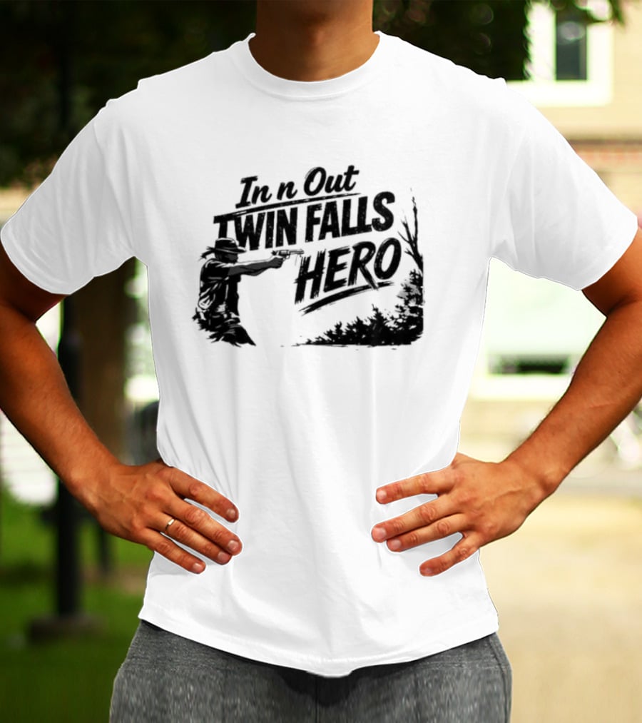 In N Out Twin Falls Hero Jordan Salinas Idaho T-Shirt