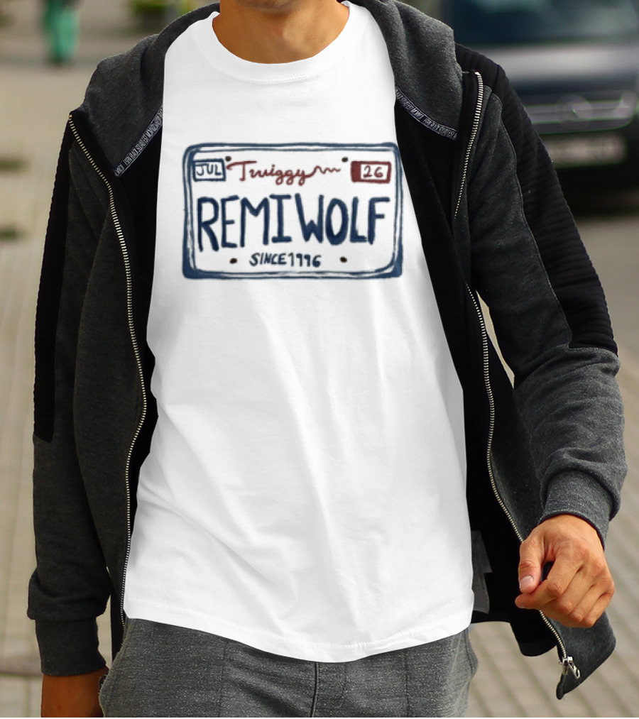 Remi Wolf Store License Plate December Twirl 227 California 2023 T-Shirt