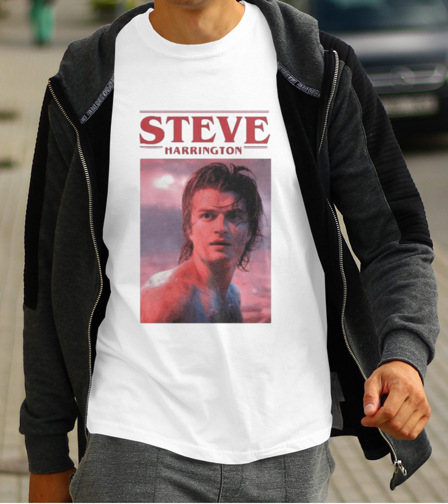 Steve Harrington Vintage Aesthetic Stranger Things Joe Keery T-Shirt