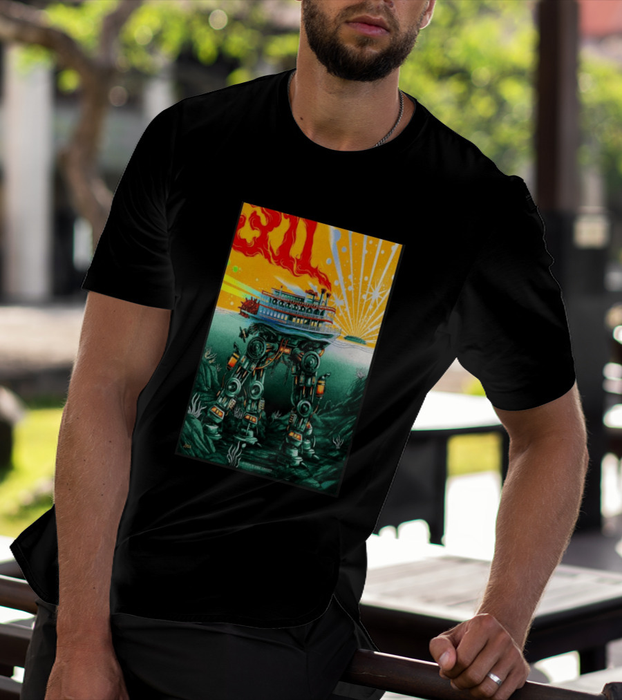 311 Kansas City MO 2026 Steamboat Robot T-Shirt