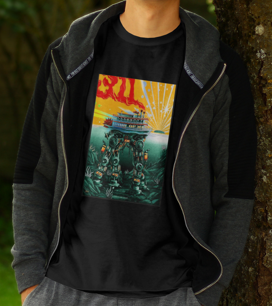 311 Kansas City MO 2026 Steamboat Robot T-Shirt