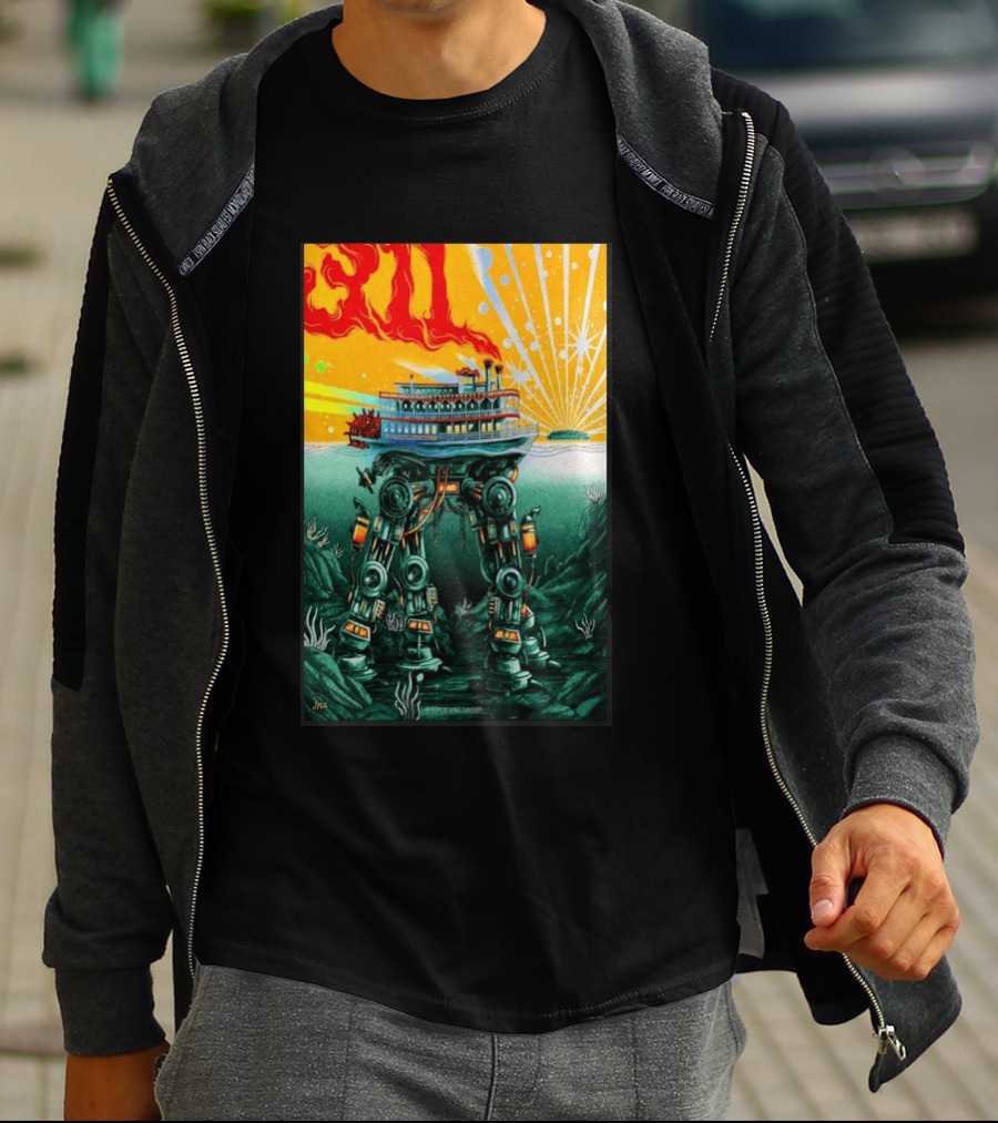 311 Kansas City MO 2026 Steamboat Robot T-Shirt