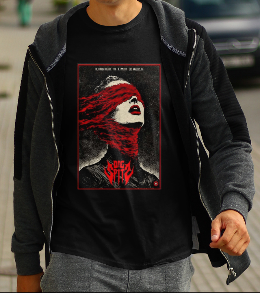 Dig Spit The Fonda Theatre Los Angeles CA VIII V MMXXVI T-Shirt