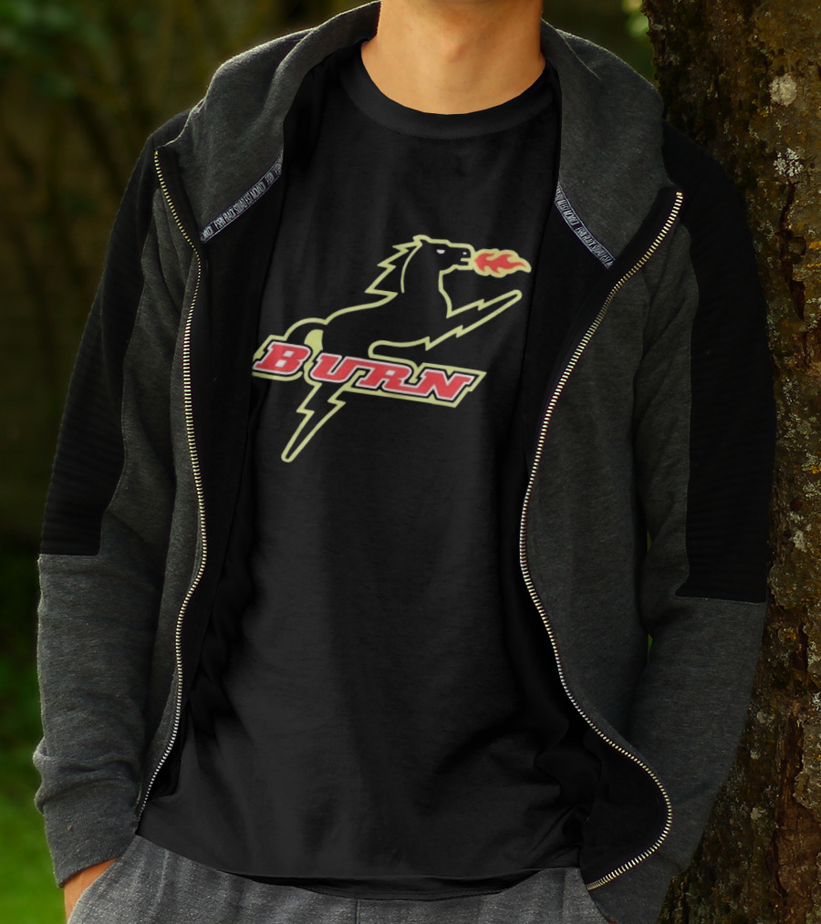 Burn Fire Breathing Horse Team T-Shirt