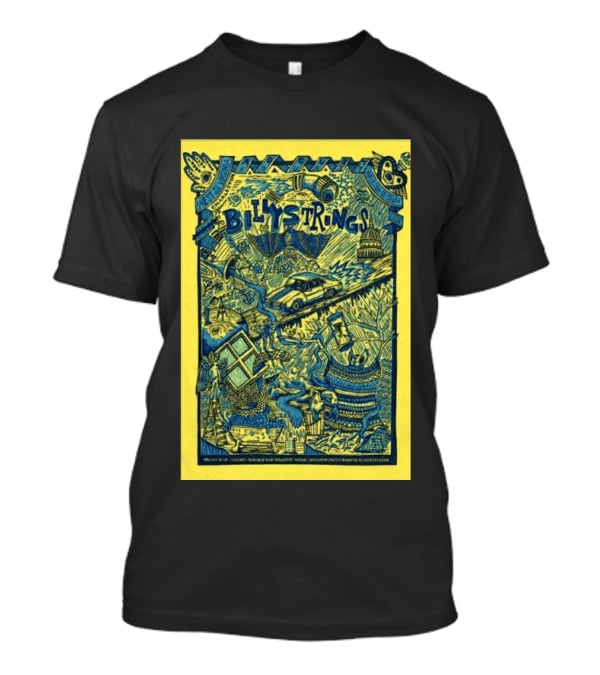 Billy Strings Charleston WV Aug 4 2026 Tour Concert Car Mountains Capitol Building T-Shirt