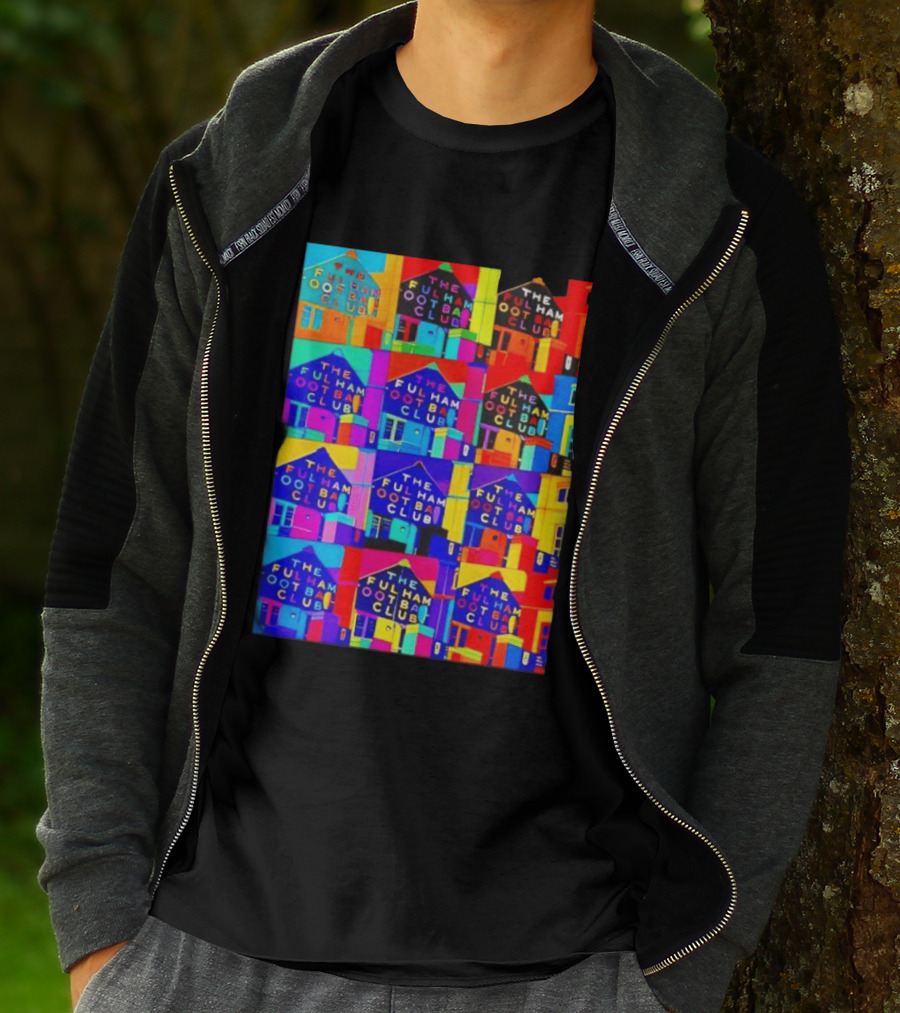 The Fulham Football Club Pop Art Craven Cottage T-Shirt