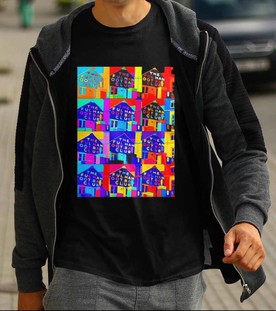 The Fulham Football Club Pop Art Craven Cottage T-Shirt