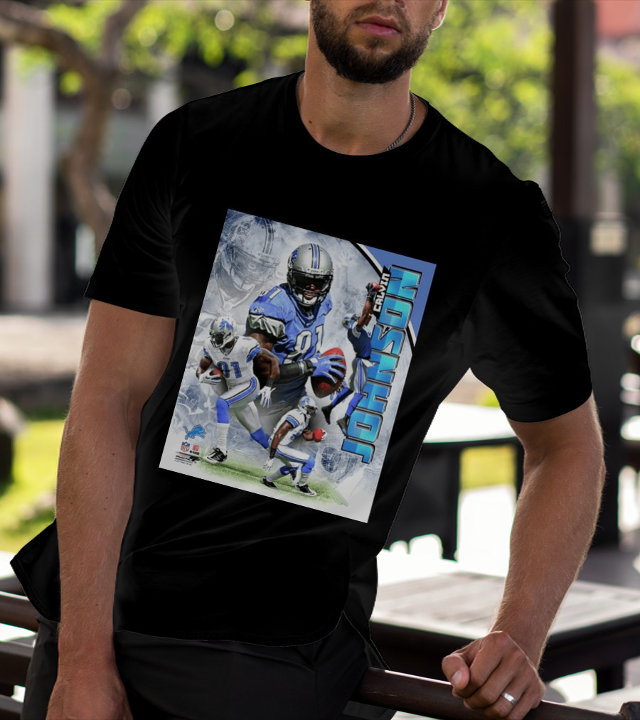 Calvin Johnson Detroit Lions NFL Football Superstar T-Shirt