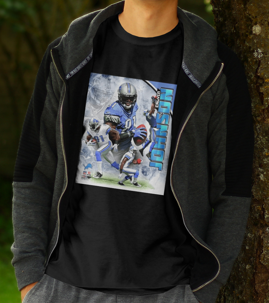 Calvin Johnson Detroit Lions NFL Football Superstar T-Shirt
