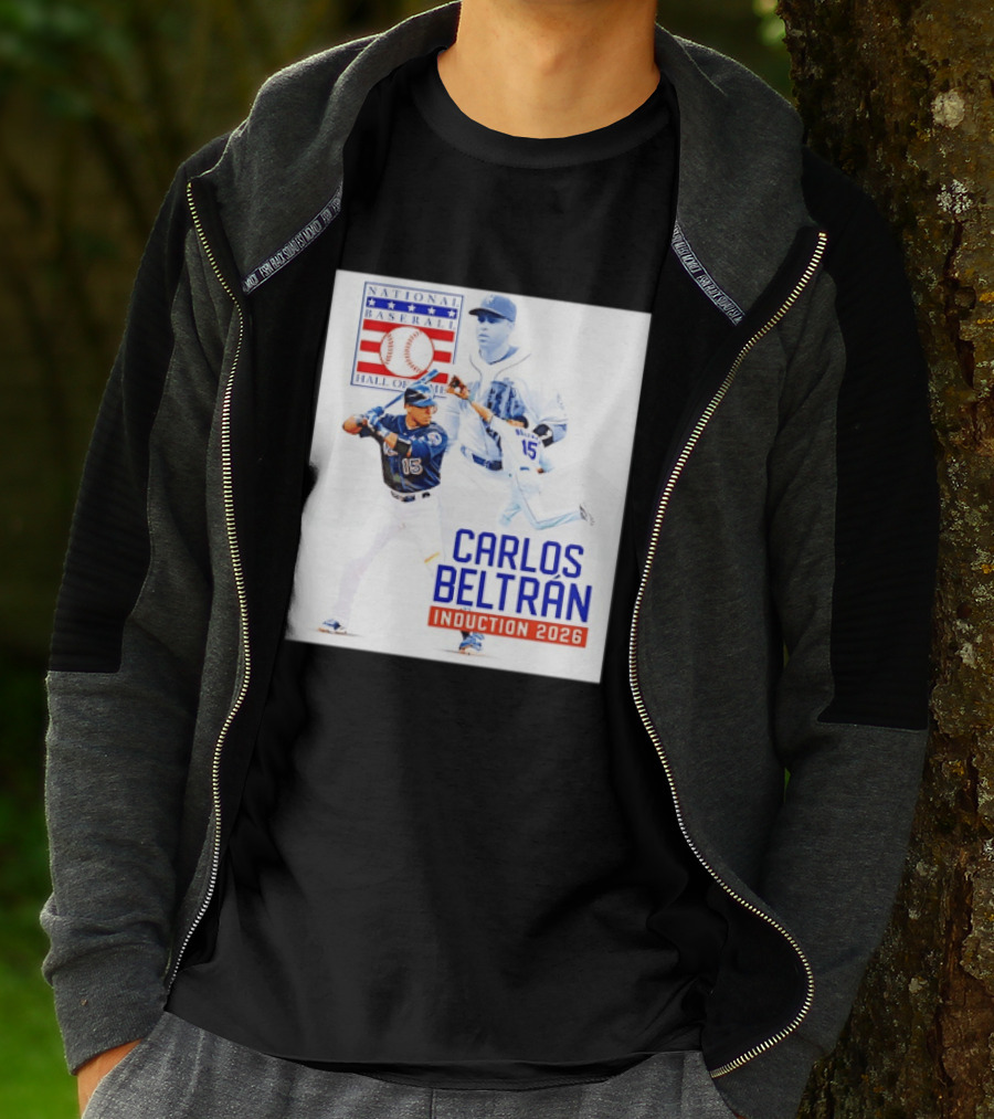 Carlos Beltran National Baseball Hall Of Fame Induction 2026 T-Shirt