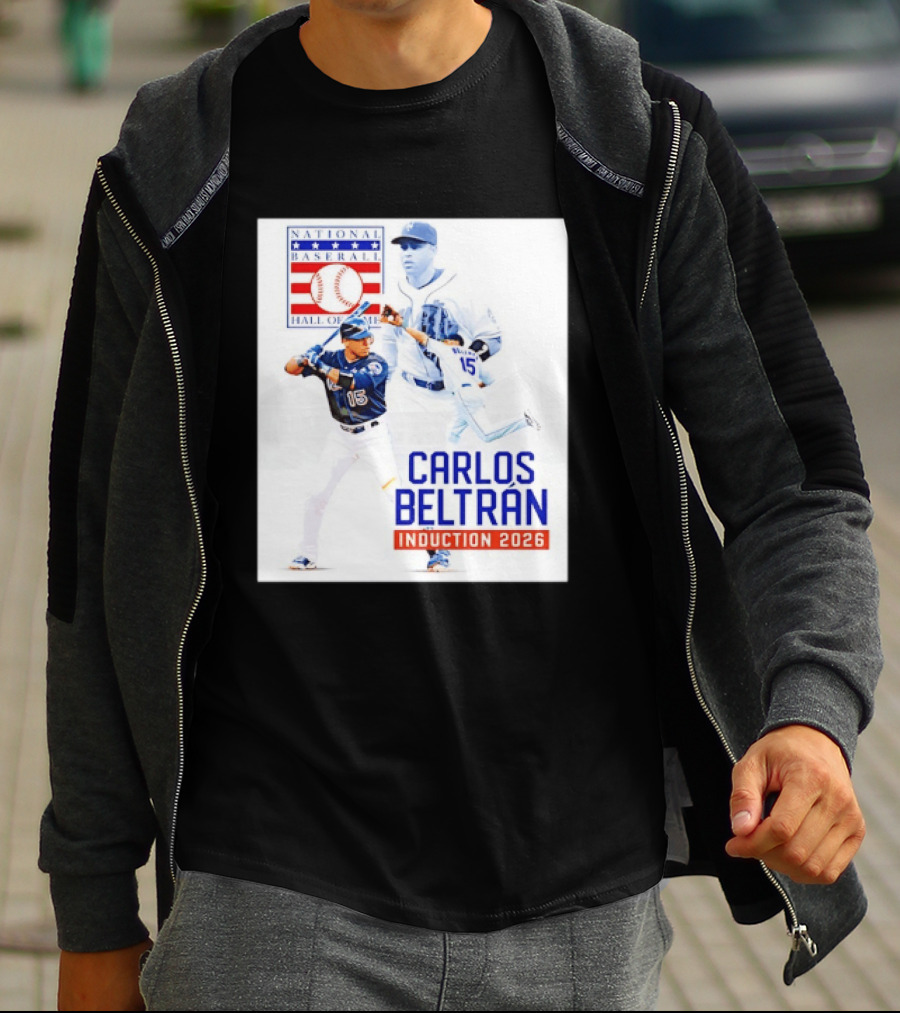 Carlos Beltran National Baseball Hall Of Fame Induction 2026 T-Shirt