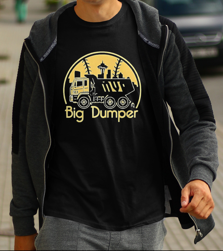 Big Dumper Cal Raleigh Seattle Skyline Truck Mvp T-Shirt