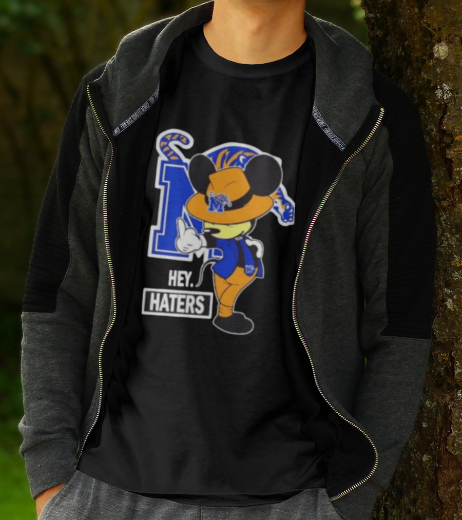 Mickey Hey Haters Memphis Tigers Football Fan T-Shirt