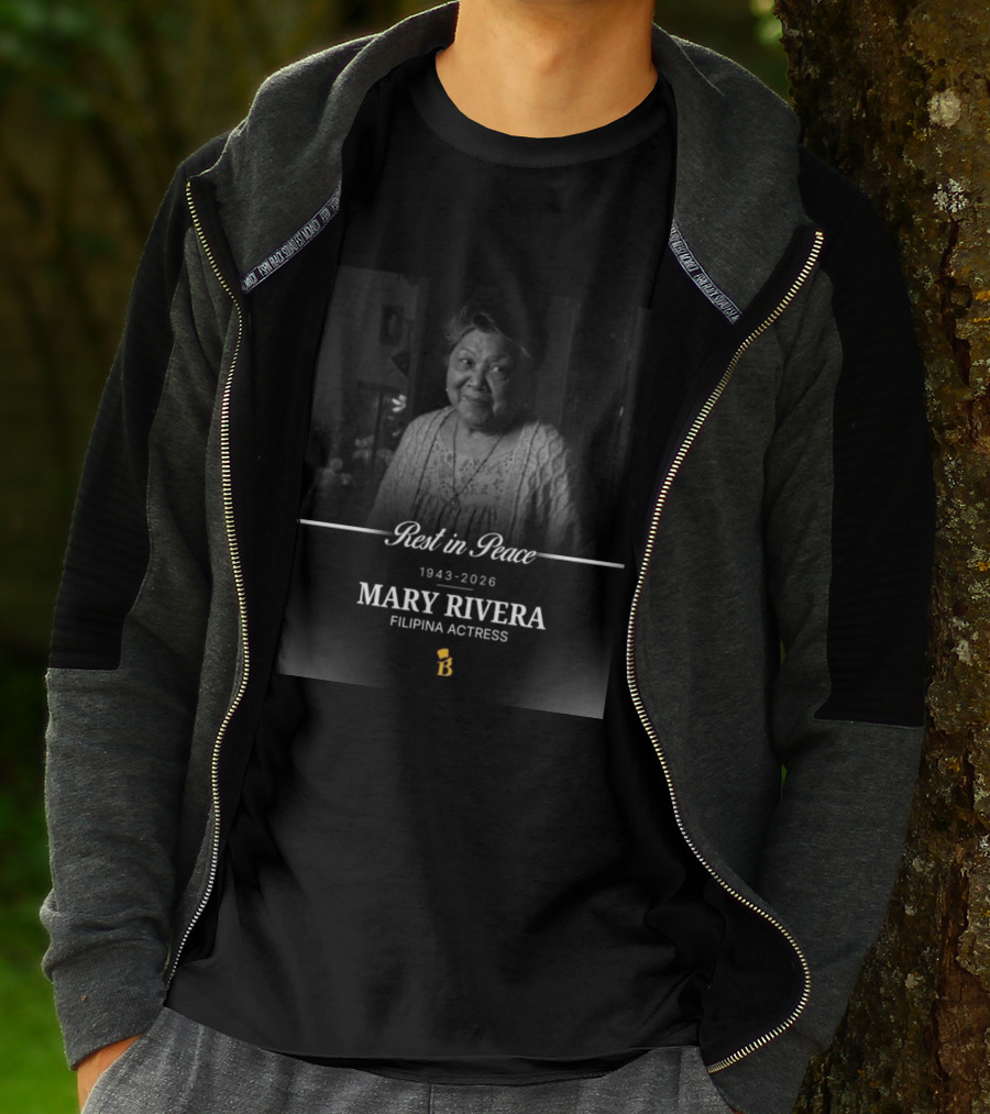 Rest In Peace 1943 2026 Mary Rivera Filipina Actress T-Shirt