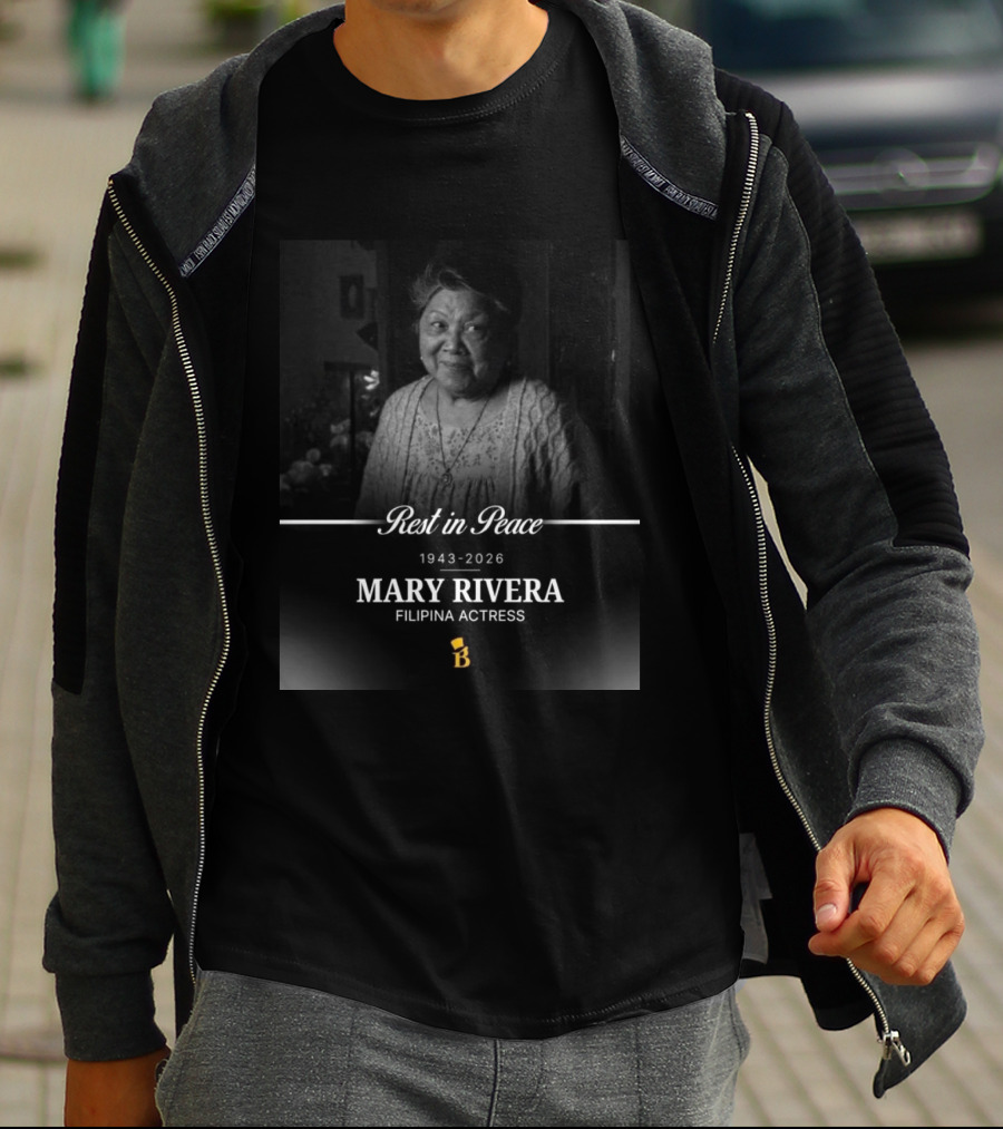 Rest In Peace 1943 2026 Mary Rivera Filipina Actress T-Shirt