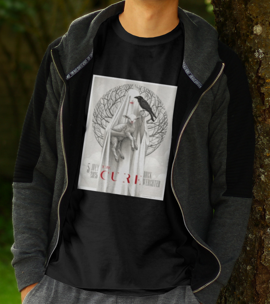 5 July 2026 The Cure Rock Werchter Raven And Lamb T-Shirt