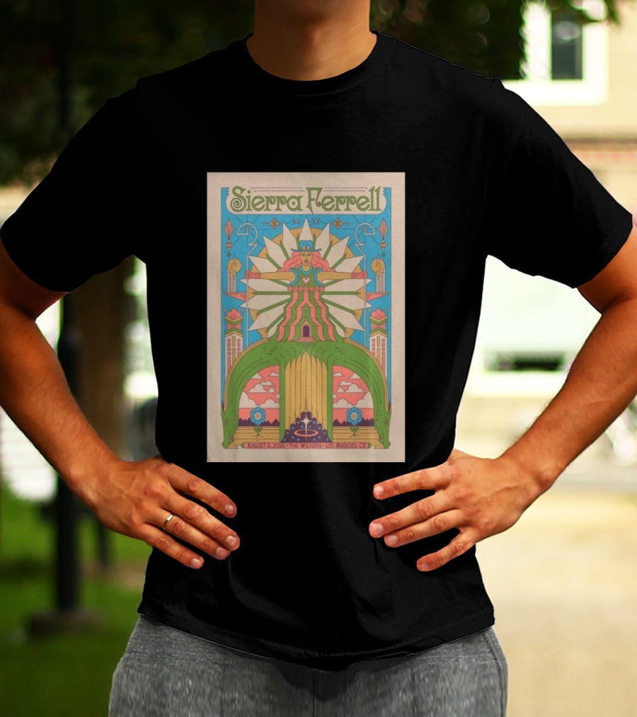 Sierra Ferrell August 5 2026 The Wiltern Los Angeles CA Psychedelic Tour T-Shirt