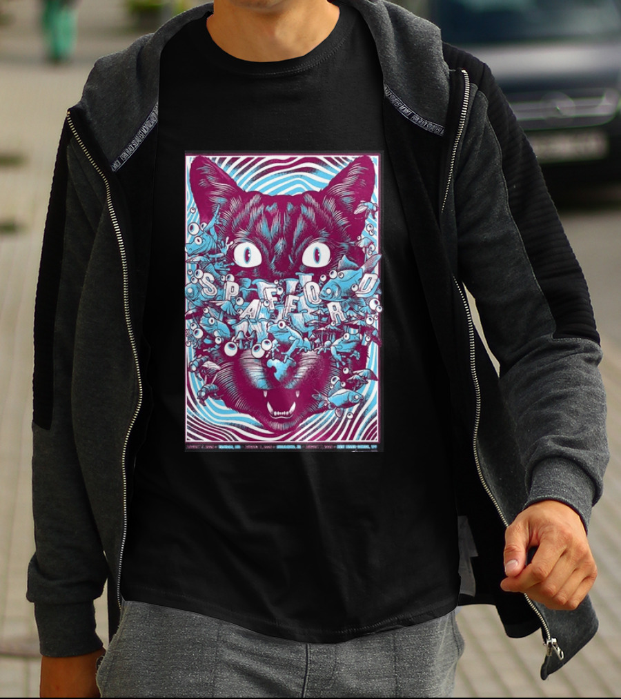 Spafford Richmond Virginia Tour Aug 6 2026 Cat Eyes And Fish T-Shirt