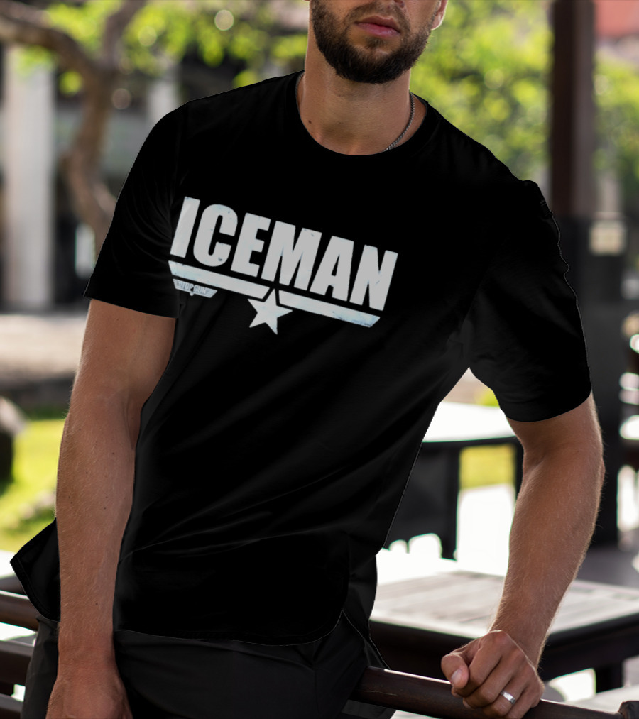 Top Gun Iceman Caleb Williams Chicago Bears T-Shirt
