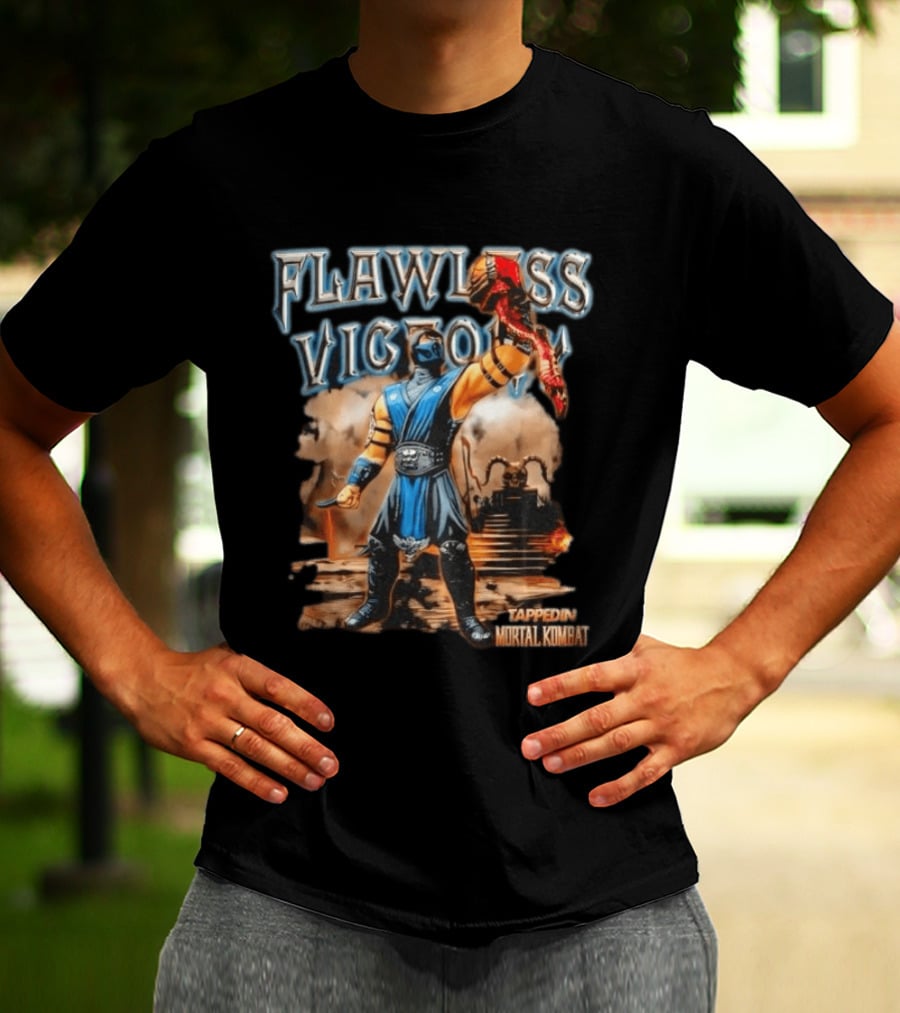 Flawless Victory Subzero Tappedin Mortal Kombat T-Shirt