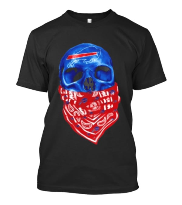 Outlaw Skull Gang Buffalo Bills Bandana Face Covering Trend T-Shirt