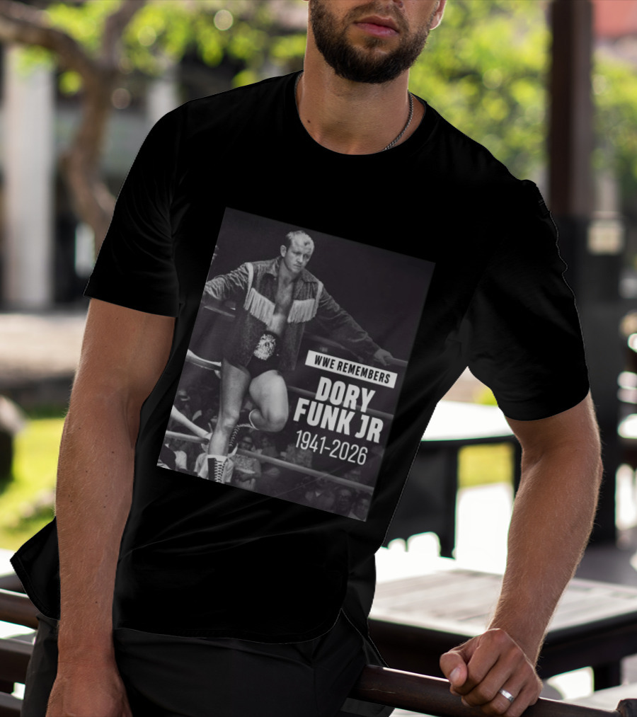 WWE Remembers Dory Funk Jr 1941 2026 T-Shirt