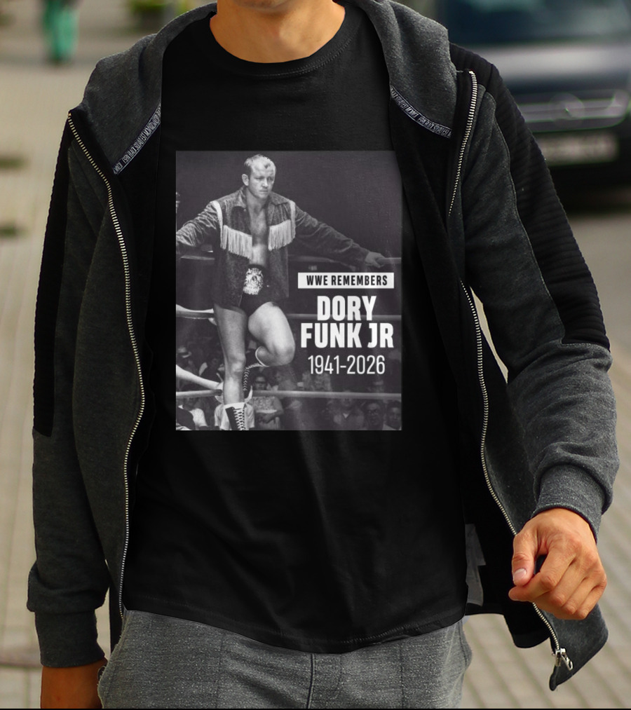 WWE Remembers Dory Funk Jr 1941 2026 T-Shirt