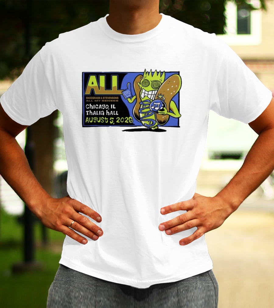 ALL Snodgrass Stevensons Chicago Thalia Hall August 5 2026 T-Shirt