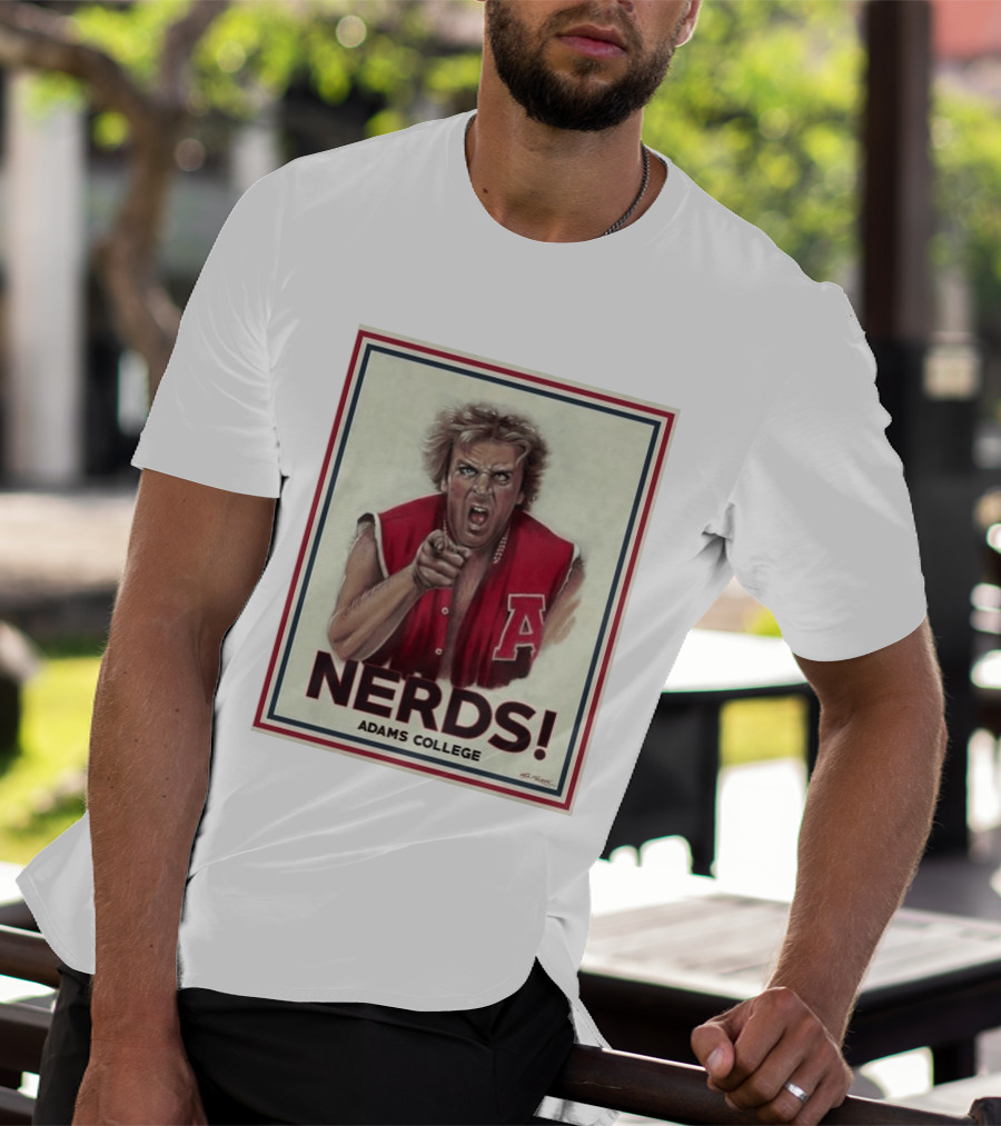 Adams College Nerds Remembering Donald Gibb 1954 2026 T-Shirt