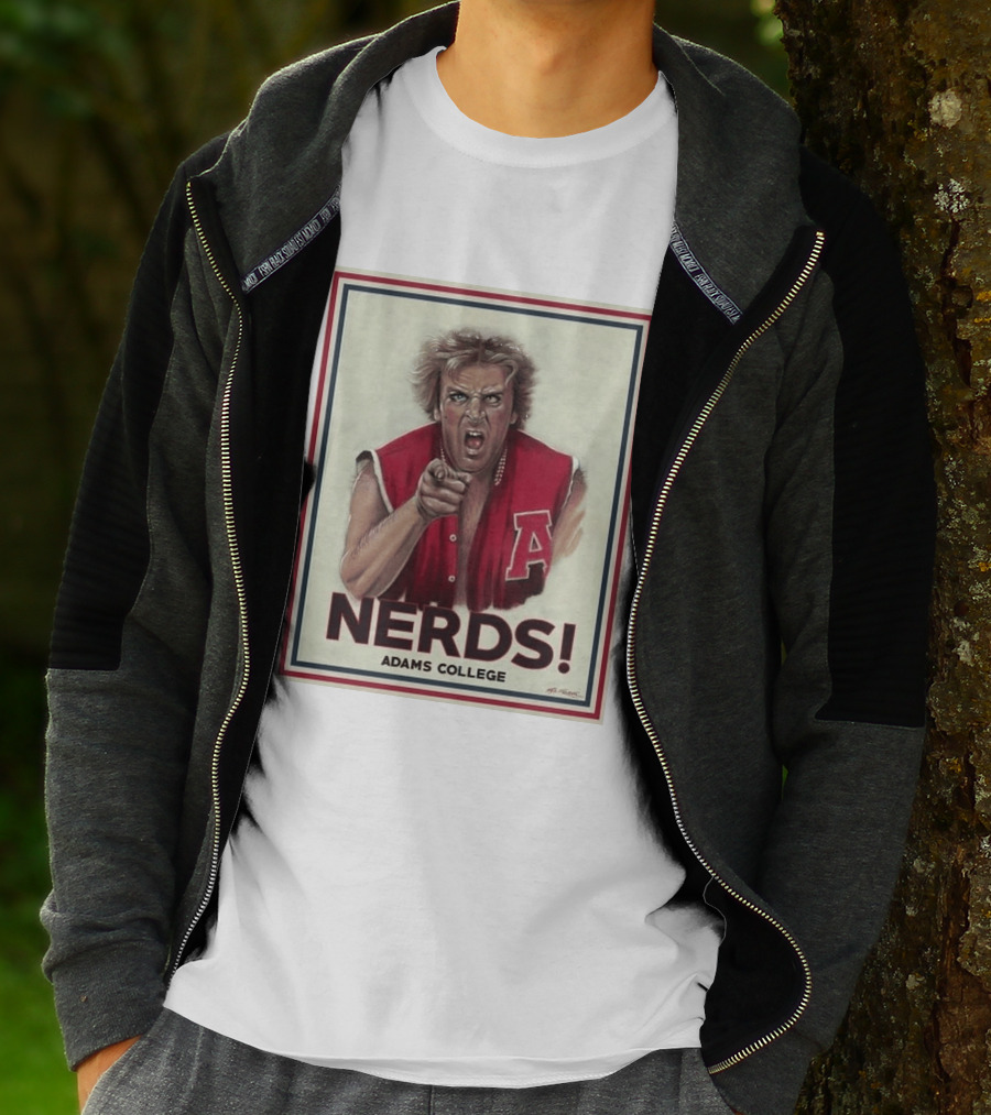Adams College Nerds Remembering Donald Gibb 1954 2026 T-Shirt