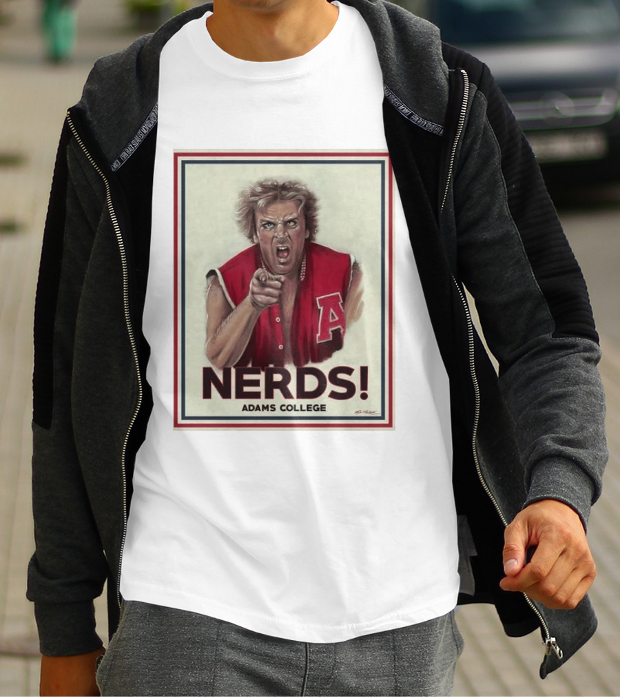 Adams College Nerds Remembering Donald Gibb 1954 2026 T-Shirt