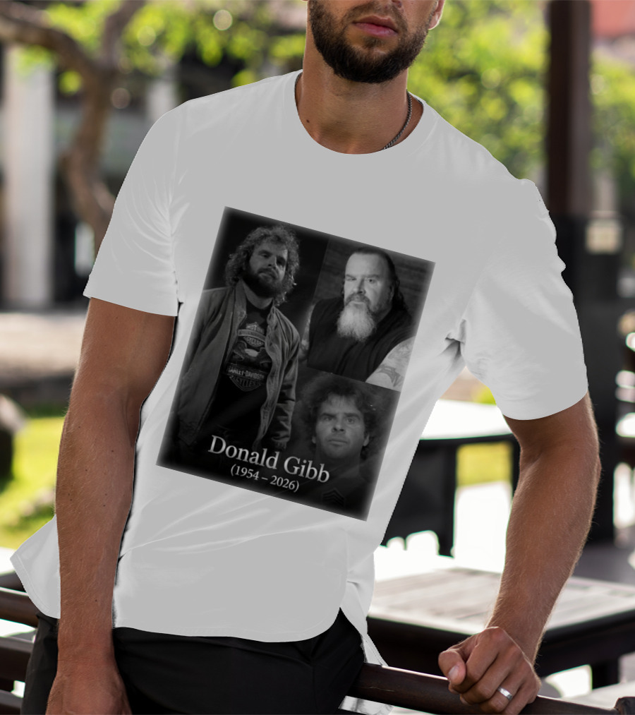 Donald Gibb 1954 2026 Harley Davidson T-Shirt