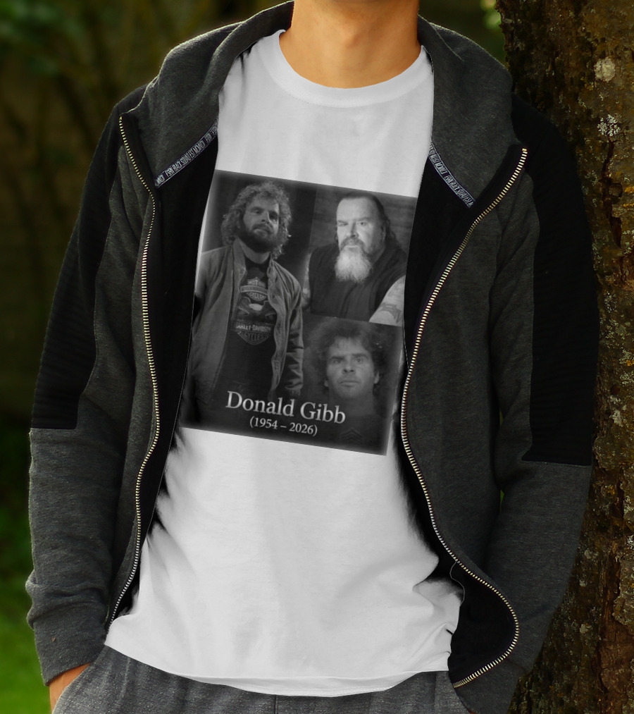 Donald Gibb 1954 2026 Harley Davidson T-Shirt