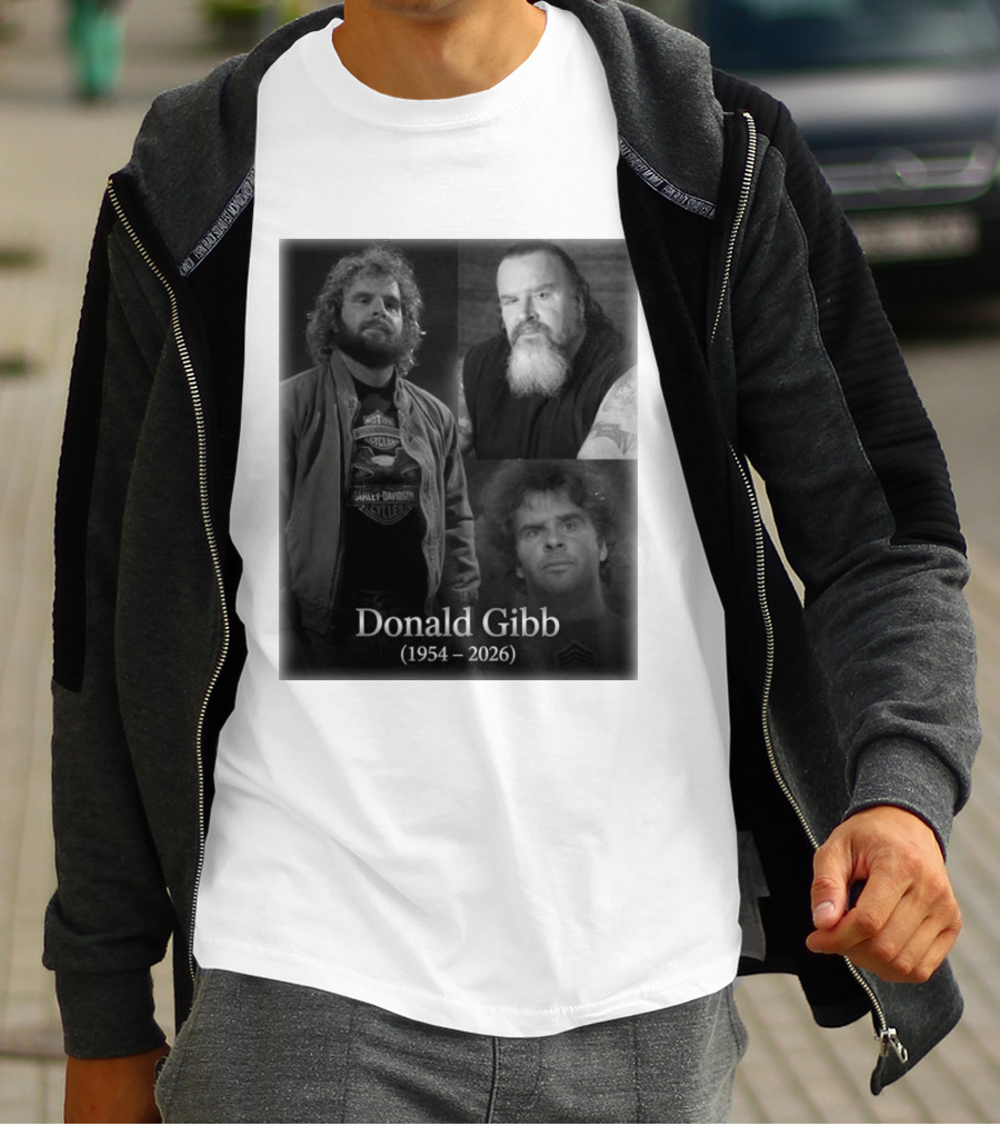 Donald Gibb 1954 2026 Harley Davidson T-Shirt