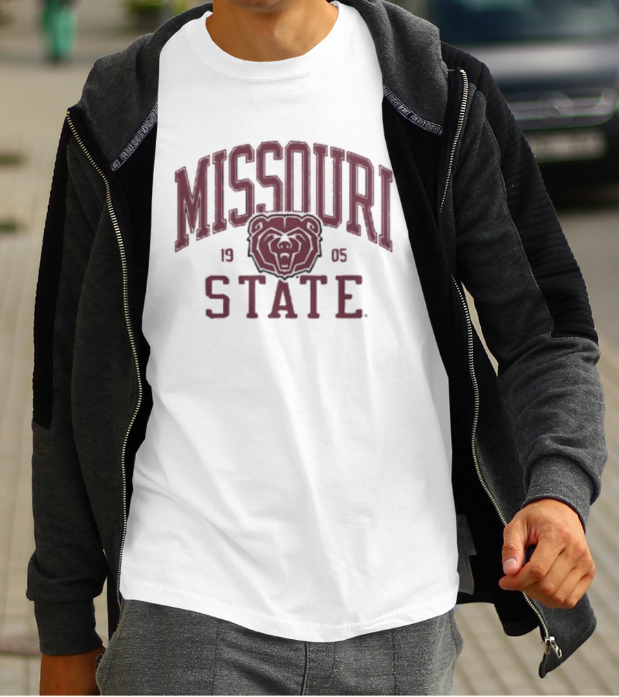 Missouri State Bears 1905 Collegiate Spirit Bear Head T-Shirt