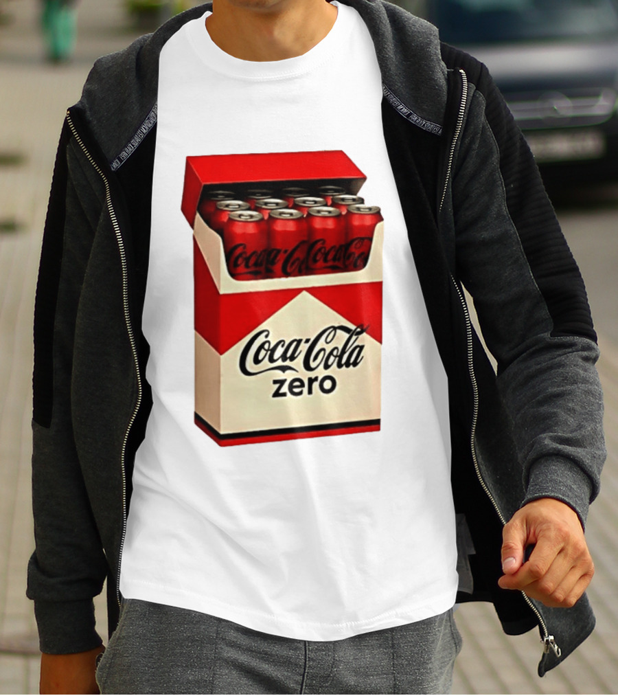 Coca Cola Zero Take The Edge Off Red Box Cans T-Shirt