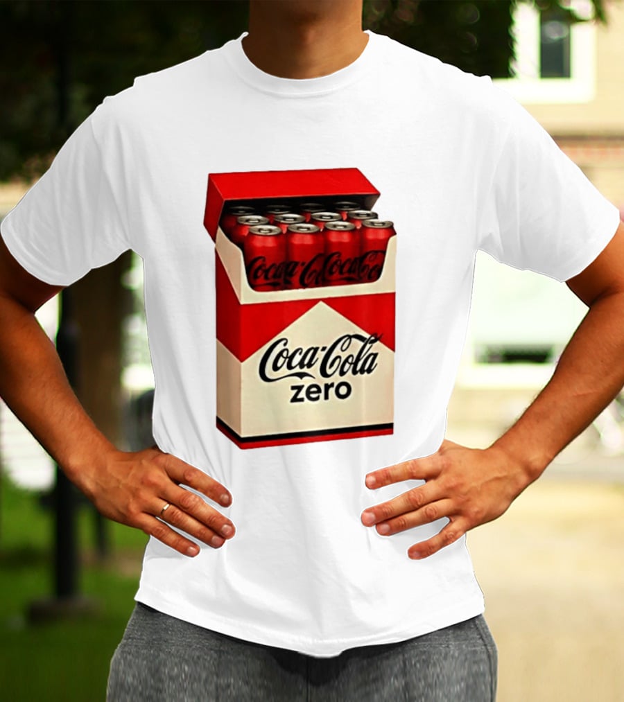Coca Cola Zero Take The Edge Off Red Box Cans T-Shirt