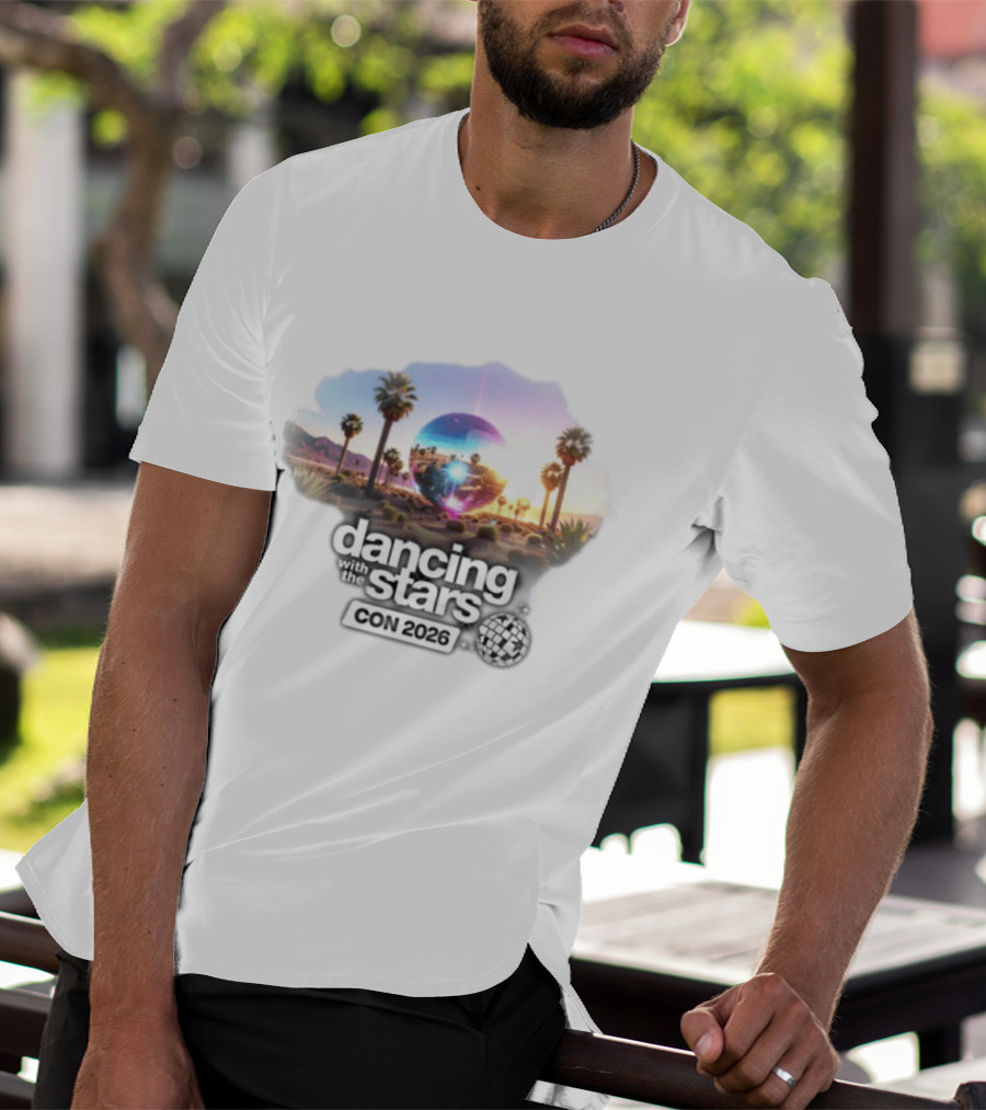 Dancing With The Stars Con 2026 Disco Desert Palm Oasis T-Shirt