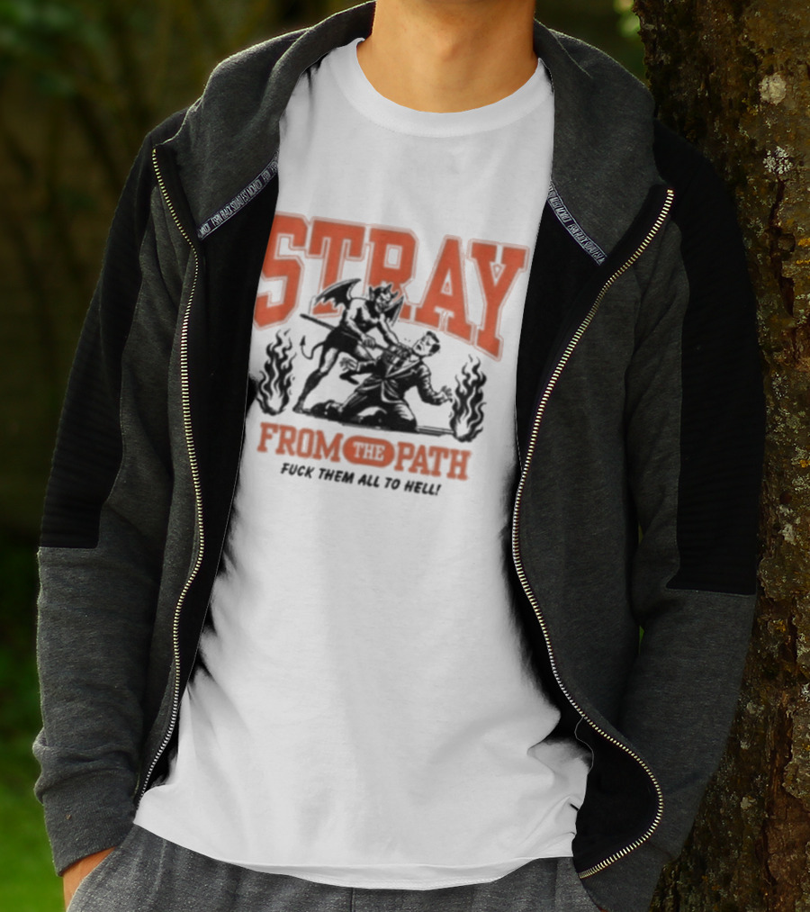 Stray From The Path Demon Figure Fuck Them All To Hell T-Shirt