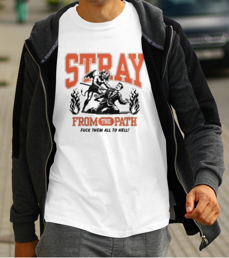 Stray From The Path Demon Figure Fuck Them All To Hell T-Shirt