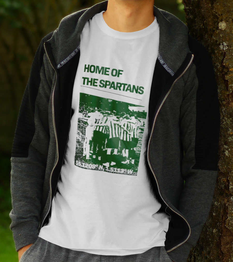 Home Of The Spartans 55.1208° N 15113° W T-Shirt
