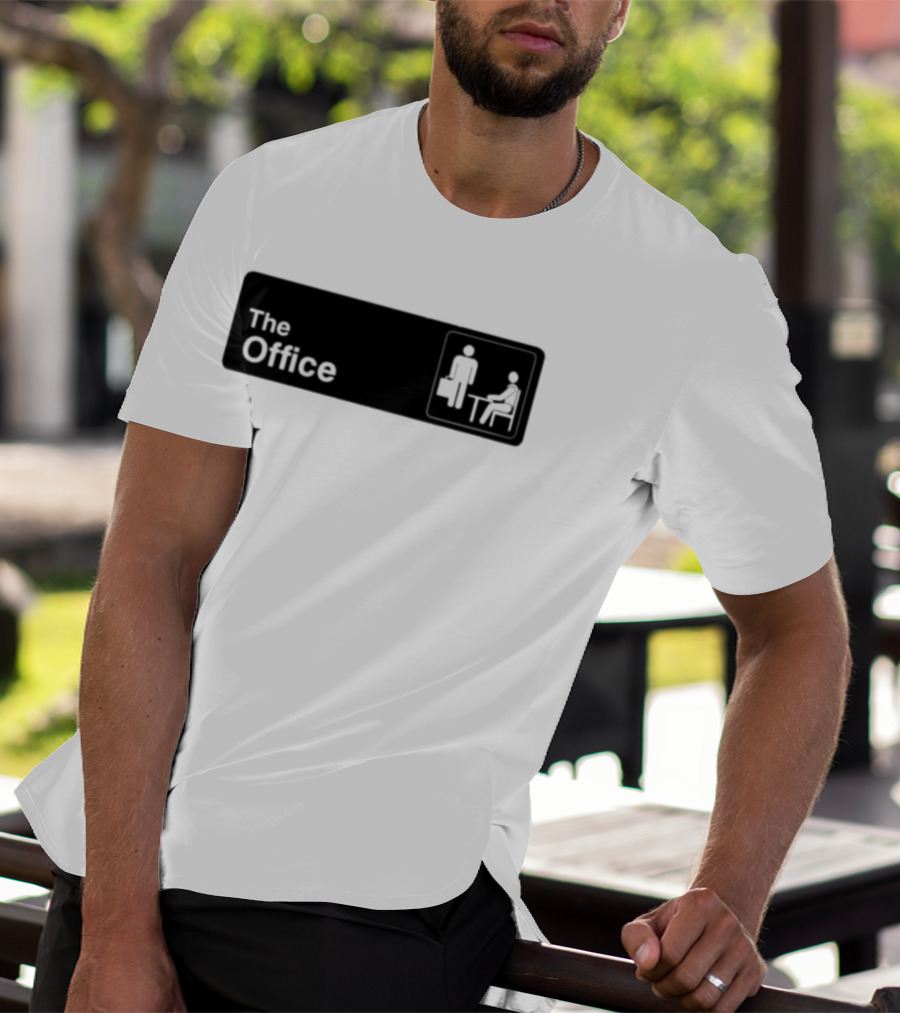 The Office TV Show Iconic Logo With Sitting And Standing Figures T-Shirt