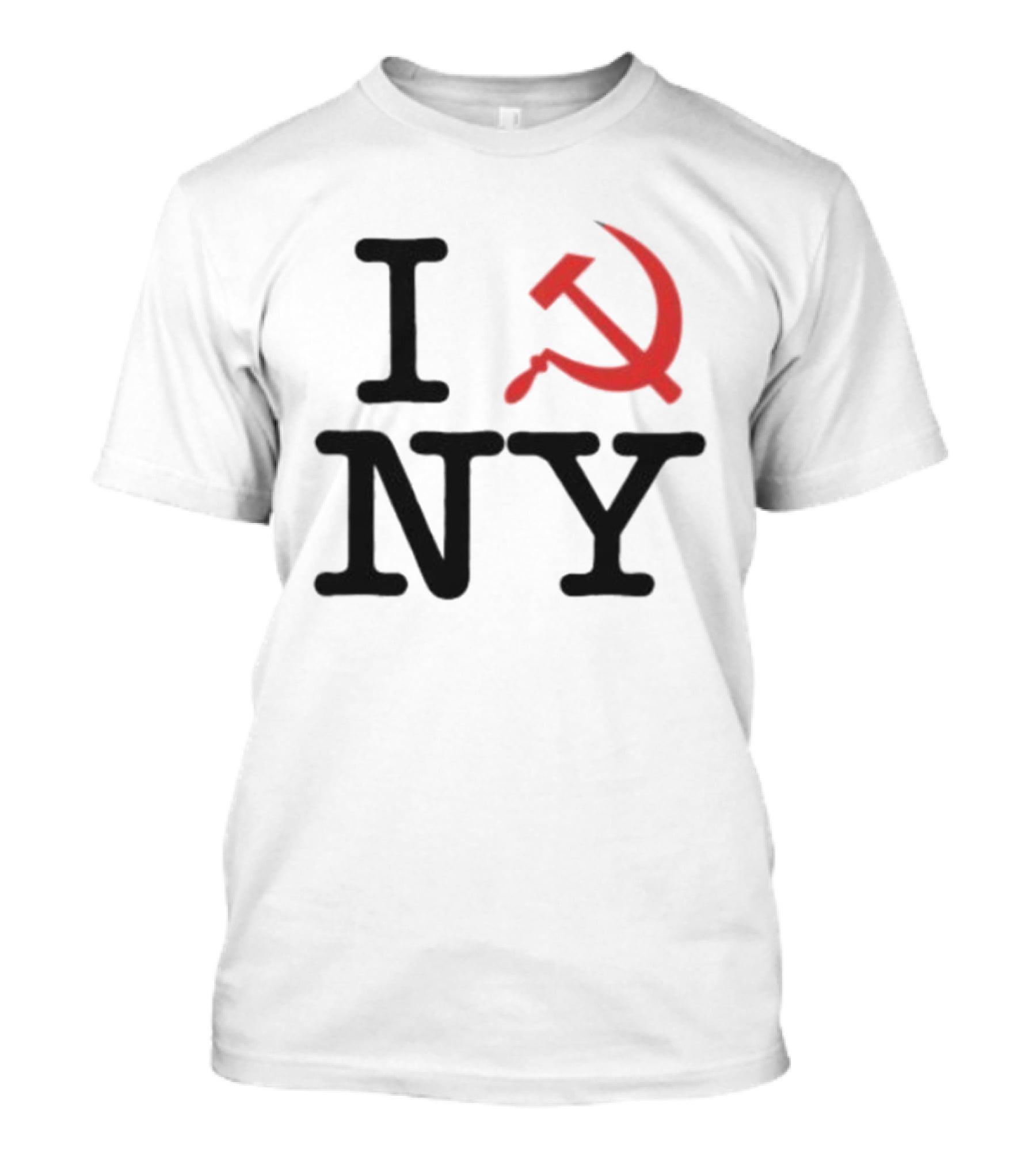 I Love NY Zohran Mamdani Hammer And Sickle T-Shirt