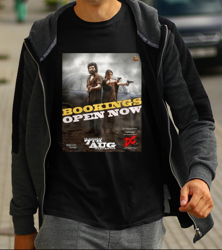 Bookings Open Now For DC In Cinema 7th Aug Worldwide T-Shirt