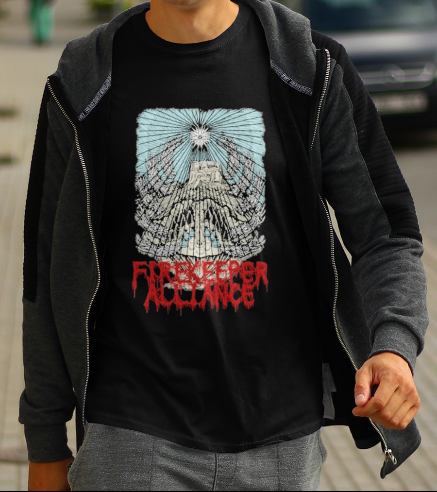 Fire Keeper Alliance Chief Mountain Thomas Hooper T-Shirt