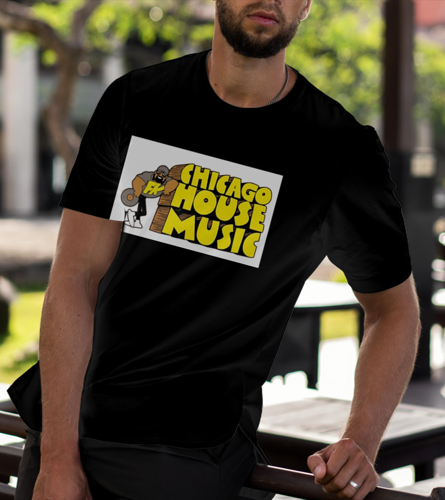 FK Chicago House Music Retro Vinyl DJ T-Shirt