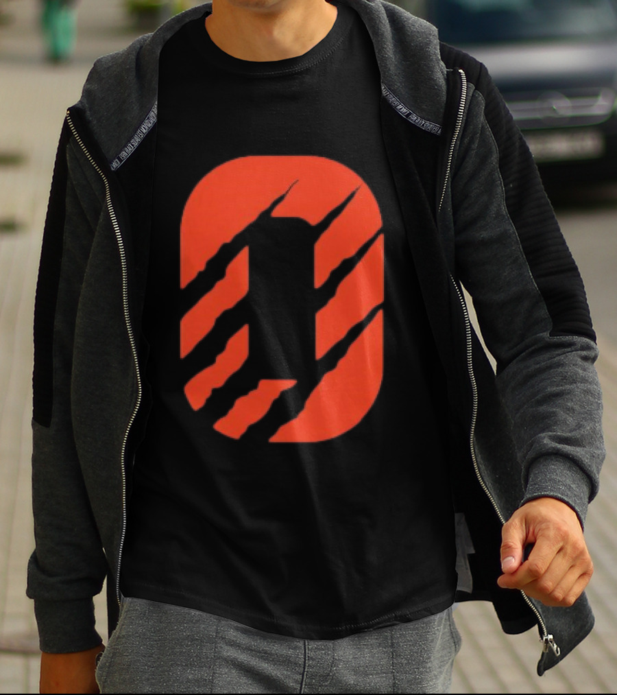 Cincinnati Bengals Clawed Stripes T-Shirt
